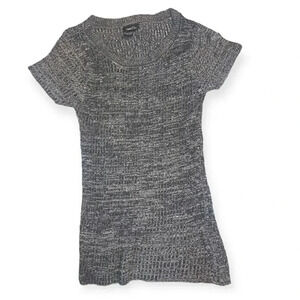 Rue 21 Heather gray bodycon Ribbed blouse
